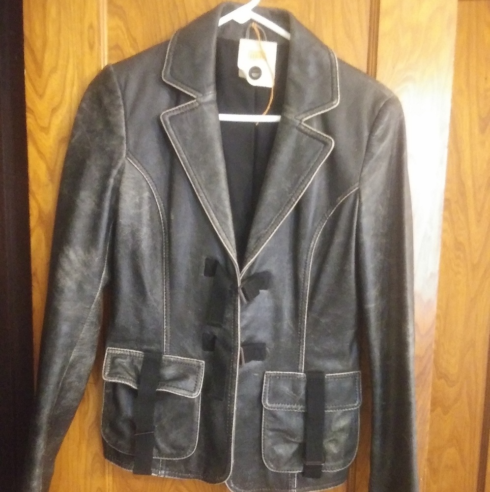 Black Leather Jacket - image 1